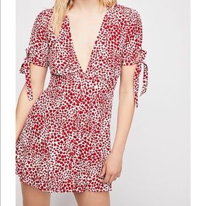 Free People heart mini dress. NWT
